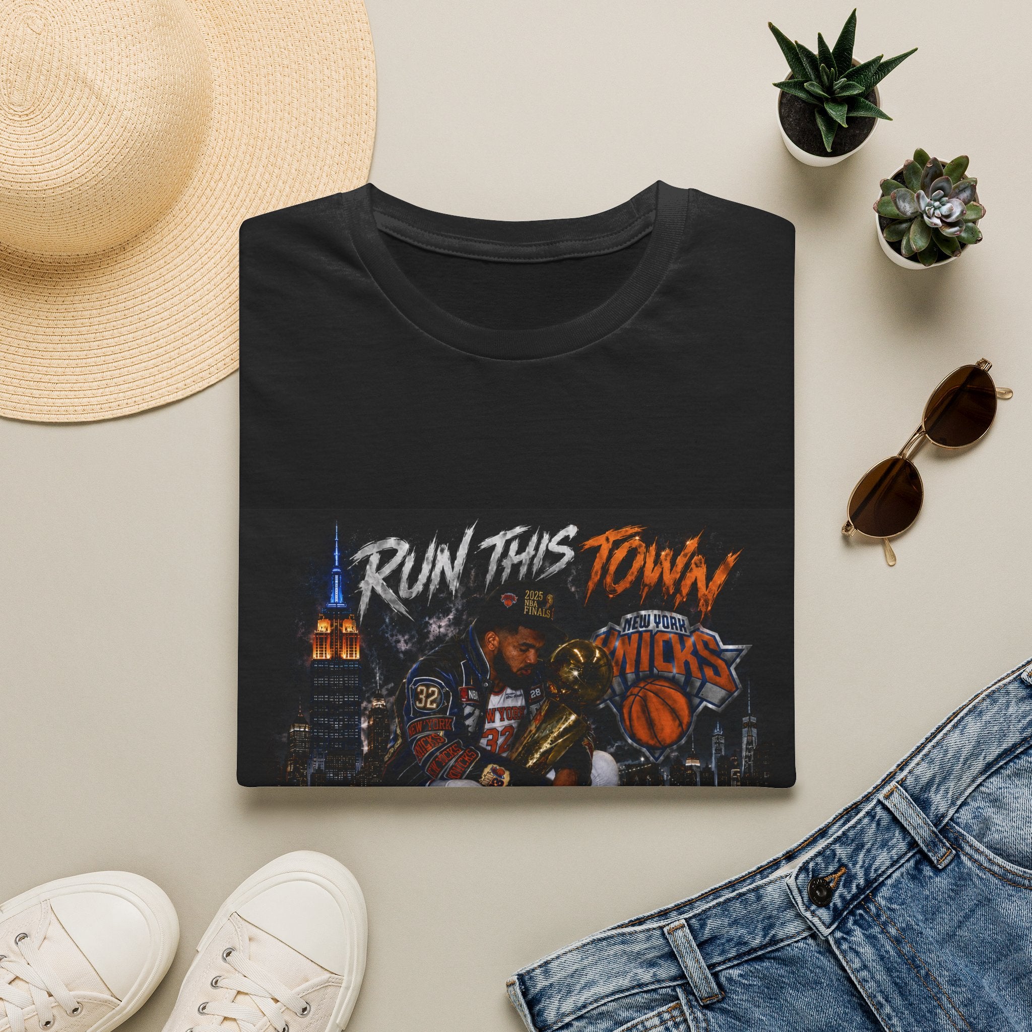 Run This Town Knicks Champions T-Shirt — NYC Basketball Fan Tee