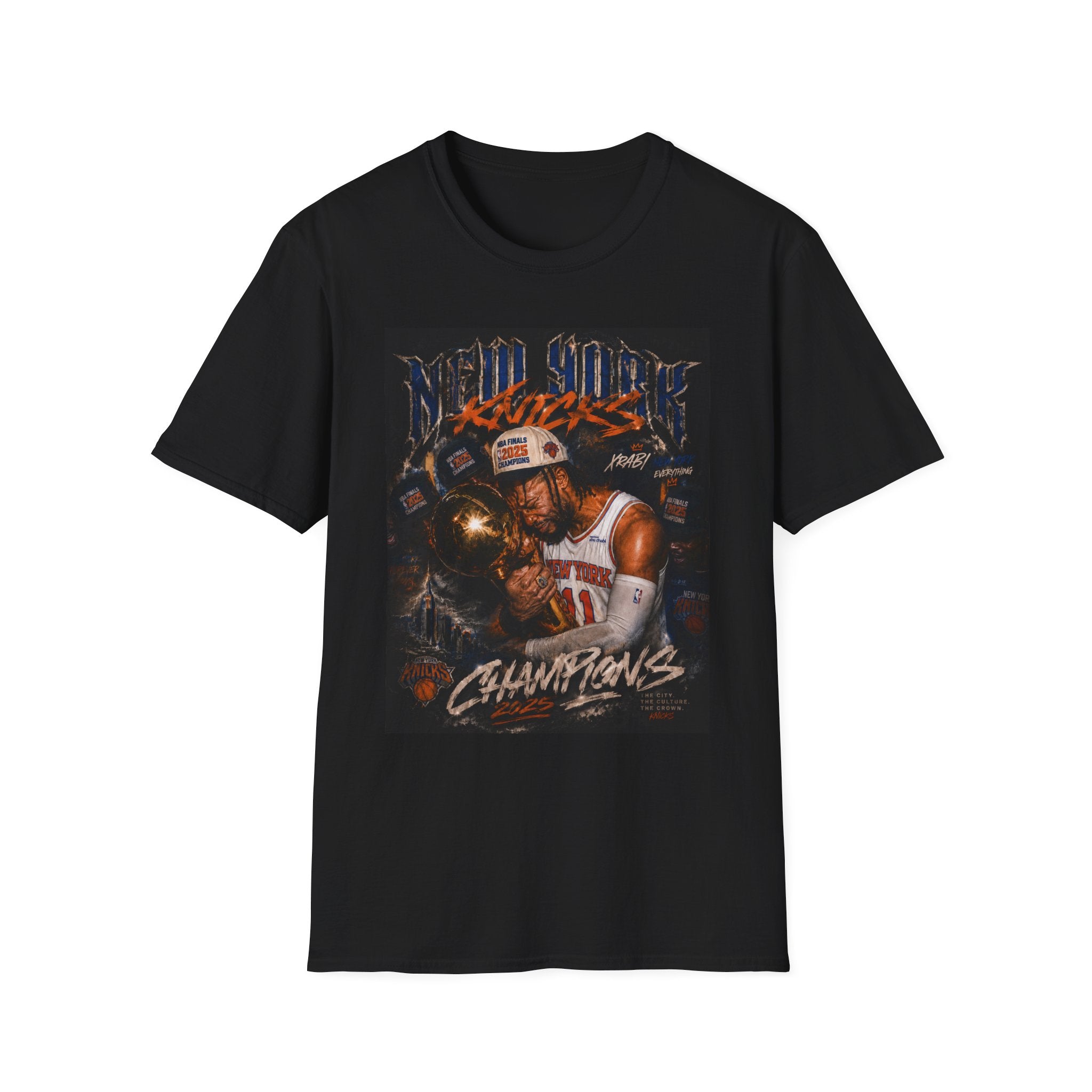 T-Shirt — New York Knickz Vintage Basketball Graphic Tee (Chalmers)